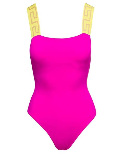 versace women bathing suit|Versace greca One Piece swimsuit.